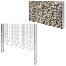 honglianghongshang Barriere e recinzioni Pannelli per recinzioni Set di Recinzioni 2D a Gabbione 2008x1230 mm 2 m Galvanizzato