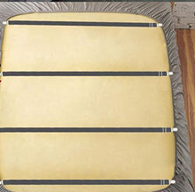 Glield Bretelle per Lenzuola, Confezione da 4, sotto Divano, Materasso, Lenzuolo Regolabile Lunghezza 50-200cm Bianco BDJ01