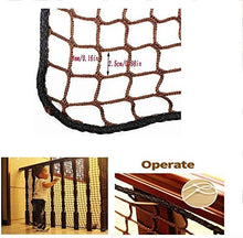 Protective net decoration / For bambini Scale antiurto Net Balcone Protezione Net Brown Cat interna ed esterna disponibile Bambino Safety Net Dimensione 2,5 centimetri maglia di 4 millimetri corda net