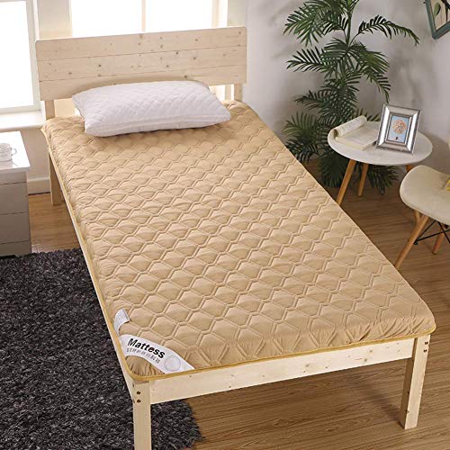 Z&HA Tatami Tappetino, 5 cm di Spessore Tappetino futon MattressTopper Tradizionale Giapponese futon ispessite Queen Size Standard Dimensione Dorm,F,90x200cm