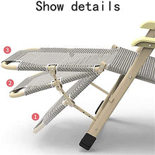 Lettini prendisole Reclinabili, Lettini da giardino reclinabili in metallo Lettini da giardino reclinabili Lettino pieghevole, 178 * 66 * 32 cm, 150 kg Max Zero Gravity Chair con tessuto sintetico tra