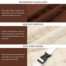 Enjoygoeu Copripoltrona Impermeabile Reclinabile Relax Copridivano Trapuntato Poltrone Sofà Copripoltrona per Divano 1 Posto (caffè)