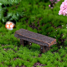 Varijoy, 3 panche in miniatura, decorazione per panche da parco, mini panche in legno per mobili fai da te, per casa, fiaba, casa delle bambole, giardino