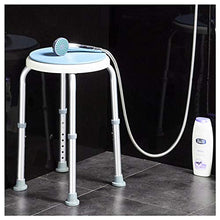 Sgabello da Doccia per Sedia da Bagno Sedia da Doccia per Disabili, Girevole a 360 ° Regolabile In Altezza Anziana Donna Incinta da Bagno Bagno Sgabello Antiscivolo Telaio In Lega di Alluminio Sgabell
