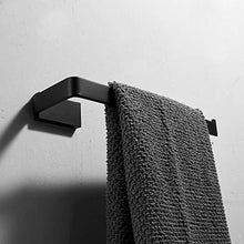 Leekayer Portasciugamani 26 cm Nero Pittura Bagno ad Angolo Bar Single Wall Mount