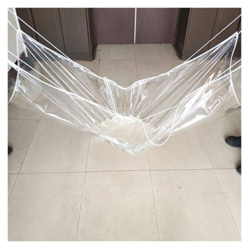 LITINGFC Trasparente Telone Tenda Antipioggia con Copertura di Fiori per Balcone Esterno in PVC da 0,5 Mm Pieghevole, con Occhielli, 9 Taglie (Color : Clear, Size : 1.0X1.5M)