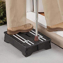 Tastak Lungo Antiscivolo Sgabello, Bagno di plastica Sgabello, Sgabelli for Bambini Pieghevole Sgabello Adatto for Famiglia Pesca Bagno, Bianco e Nero Pressione Resistente e Facile da Pulire