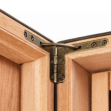 SCDZS Cigar Humidor Creativo di Sicurezza a Due Livelli a Quattro Zone Mat Antico Modello casa Cigar Box 50 Sticks Cigar Humidor Box