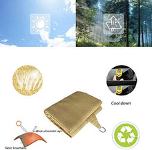KANULAN Tenda da Sole a Vela Tenda da Sole Rettangolare Tettoia, Blocco UV HDPE Impermeabile, Traspirante, termoisolante per mobili da Giardino, attività all'aperto, pergolatoparavento da Esterno