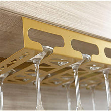sotto L'armadio Vino Cremagliera di Vetro Metallo Appeso Portabicchieri da Vino Bar Cucina caffè Cantina Casa Cremagliera del Vino Facile Installazione Cremagliera del Bicchiere di Vino