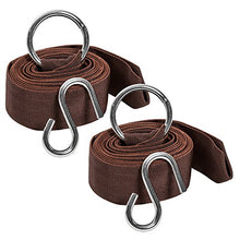 TecTake Set Completo di Fissaggio per amache - 640 cm - Portata Massima: 200 kg - Marrone -