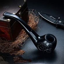 Pipa, pipa in ebano, narghilè in legno massello vecchio stile, secchio filtro manuale, A3,15 cm