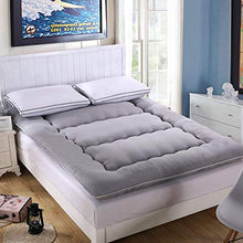 HKX Tappetino Pieghevole Ispessito, Grande Portatile Varie Dimensioni coprimaterasso Futon Lavabile dormQueen-King-D 90x200cm (35x79 Pollici)