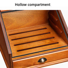 Armadio per Sigari Scatola per Sigari in Legno Massello per Sigari Humidor Melanzane Set per Fumatori Portasigarette Morbido Legno di Cedro Stoccaggio Multi-Zona Grande capacità di 100
