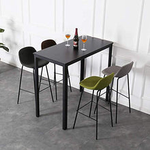 YS Sedia Sgabello da Bar in Metallo, Tessuto Industriale Moderno per la Casa, Bancone Del Ristorante Adatto per Milk Tea Shop Coffee Shop,un ~ Verde