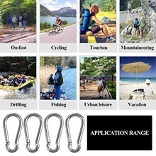 Kit di Fissaggio e Installazione 10PCS Heavy Duty Kit Fissaggio Tenda a Vela, Kit Fissaggio per Vela da Sole, Kit Fissaggio per Vela da Giardino per Triangolo Rettangolo, Tenda Parasole di Fissaggio