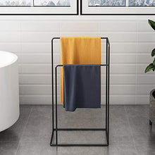 Hjypmjj Porta asciugamani,Portasciugamani da Terra,Porta Asciugamani da Bagno,Scala Portasciugamani/d'oro / 91x42x20cm