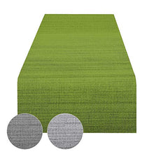 Delindo Lifestyle Runner da tavola SAMBA verde, impermeabile, resinata antimacchia, casa e giardino, moderna, 40x140 cm