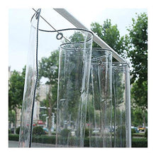GDMING Tenda Trasparente Esterna Resistente alle intemperie Impermeabile della Tela Cerata del PVC Trasparente con Il Giardino 550gsm delle Coperte dell'occhiello (Color : Chiaro, Size : 2.7x3m)