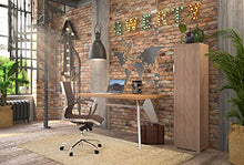 MeMi Me207BIA Portascope,  Legno, Rovere Grigio, 151 x 33 x 40