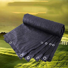 DANDAN Rete Per Frangisole Rete Per Frangisole Punzonatura Del Bordo Rete Ombreggiante Criptata Ispessita Balcone / Patio / Tetto / Posto Auto Coperto Rete Isolante Nera A 6 Pin ( Size : 2*2m )