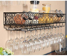 YZ-YUAN Armadi per Vino Armadi per Vino Multifunzione in Ferro Portabottiglie da Parete Bar Salotti Hotel Ristoranti Decorazione Scaffale (Dimensioni: 30 * 25 cm)