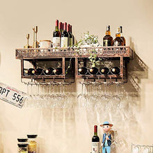 YWYW Portabottiglie da Vino a Parete portabottiglie Creativo Porta Calice portabottiglie per Vino da Cucina Bar Ristorante (Dimensioni: 100 * 30 * 30 cm)