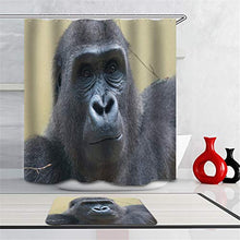 LIYAN Combinazione Bagno. Immagini Chiare E Colori Vivaci Rendono Il Tuo Bagno Pieno di Vita. Accessori da Bagno. Animali Selvaggi. Gorilla.