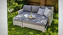 Norfolk Leisure Oxborough - Divano letto estraibile da giardino, stile rattan, qualità premium