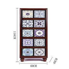Cassettiera in legno massello retrò con cinque cassetti modello armadio soggiorno creativo mobili mobili mobili in stile invecchiato (colore : marrone, dimensioni: 60x40x116cm)