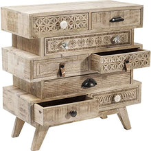Kare Kommode Puro Butterfly Moebel, Legno, Marrone Chiaro, 60x65x30 cm
