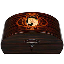 LSX Scatola di sigari Cigar Box, idratante Cigar Box, Scatola di sigari Idratante di Sicurezza, Legno di Cedro Cigar Box, Grande capacità di Progettazione può Tenere 150 OYO (Size : 41.5x26x18cm)