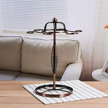 Wine Rack, Wine Rack calice titolare creativo autonomo contatore del vino del calice di vetro Scaffale con 6 ganci Bronze Display Stand Rack WTZ012