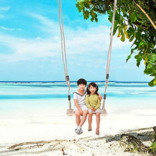 luning Sedile in Legno Swing Sedile Outdoor Giardino di faggio Swing Sedia appesa Polisole Lucidabile AntiCorrosion Wood Swing per Adulti Bambini Here