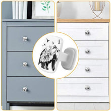 Set di 4 maniglie rotonde per armadio da cucina, credenza, cassettiera, cassettiera, con viti, per cucina, comò, armadietto, bagno, armadio, orso, ghiacciaio animale