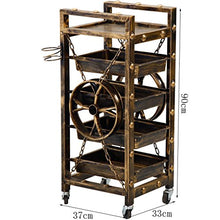 MEI XU Carrelli di Stoccaggio Carrello per Parrucchiere Attrezzo per Capelli Salone per Barbiere Bellezza per tinture Calde Mobile Mobile per Passeggino Multifunzione Carrelli di Utilità