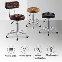 Sgabello PIGHTONO ROTONDO ROUNDING IN PU, sgabello rotante regolabile, sgabello da bancone for bar creativo sgabello, sgabello for salone di bellezza, massaggio ufficio spa sgabello medico, rosa