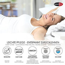 CelinaTex Lucina Lenzuolo Elasticizzato Topper spessori per Letto Contenitore Cotone 140x200-160x200 cm Nero