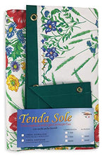 Tex family Tenda Sole da Esterno Giardino Stampata Fondo Bianco CONFEZIONATA - Cm.150x300