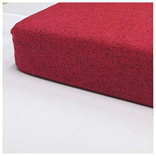 Cuscino per panchina，Cuscino per panchina da Giardino, Cuscino per Panca da Giardino Cuscino Lussuoso per panchina da Giardino Rettangolari Cuscino -Rosso Scuro 180 * 40 * 8cm(71 * 16 * 3.2in)