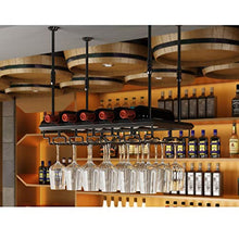 JHGJBJ Hanging cremagliera del Vino del Metallo, Ferro Rosso scaffale Bottiglia di Vino/Appeso cremagliera Bicchiere di Vino, Regolabile in Altezza del Boom 30-60cm (Size : 100x30cm)