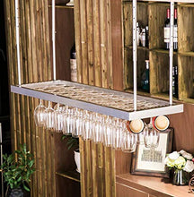 XHCP Portabicchieri da Appendere - Portabottiglie - Portabottiglie in Metallo - Oro/Argento - Accessori per soffitto da Bar, Ristorante
