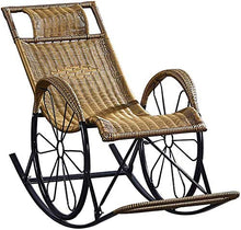 Sedia a dondolo relax leggera reclinabile Sedia a dondolo sdraio reclinabile, sedia reclinabile per giardino, prato patio, sdraio spiaggia relax sedia a dondolo con poggiapiedi e supporto poggiatesta