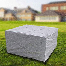 WYYL Copertura Tavolo Esterno, Copertura per Mobili da Giardino, Resistente allo Strappo, Tessuto 420D Oxford Quadrato Protezione Cover, Rettangolare, Impermeabile, Antivento, Anti-UV