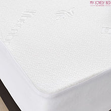 My Lovely Bed - Coprimaterasso bambù - 140x190/200 cm - Anallergico - Antiacaro - Viscosa di bambù - Lavabile