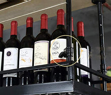 PZW Scaffale Di Vino Montato Appeso Semplice e Creativo Del Metallo, Scaffale Europeo Del Supporto Del Calice Dello Scaffale Di Attaccatura Di Vetro Di Vino Del Ferro per Gli Scaffali Degli Stemware