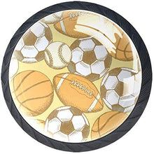 Foglie tropicali dell'acquerello Pomelli per Porta Set di 4 Pomelli per Mobili Manopole per Cassetti Cucina Armadio Vetro