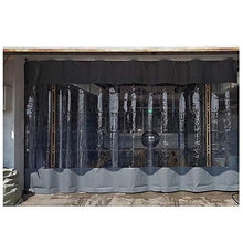 SUYUHENG Pareti Laterali con Finestra, con Occhielli PVC Robusto Pannello in Tela Cerata Impermeabile, Resistente agli Agenti Atmosferici Tenda Divisoria per Pergola, Portico, Gazebo, Giardino