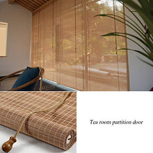 Tapparelle in Legno persiane in bambù per Interni ed Esterni Parasole Pieghevole Pieghevole Impermeabile e Resistente all'umidità Porta partizione sollevabile
