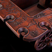 LXH-SH Cremagliera del Vino Nana Wine Rack Mogano Vino in Legno massello cremagliera di Vetro Wine Bar portabicchieri Doppia mensola Bottiglia di Vino Trasporto Stereo scaffali Vino contatore